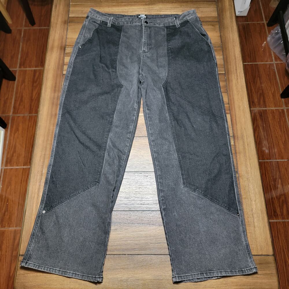 Hot Topic Black Wide Leg Jeans - Size 38W x 32L